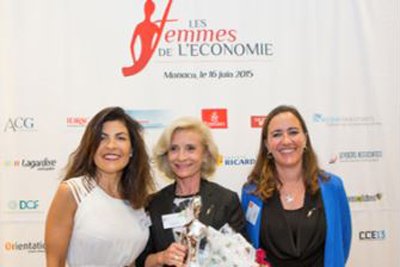 Photo de Amélie Lorret Scherrer lors de sa remise de trophée en 2025